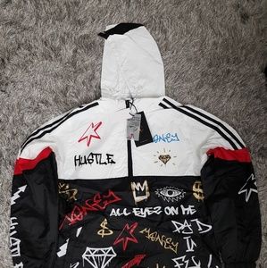 🔥⚡🔥Men Windbreaker Hustle Brand New 2018